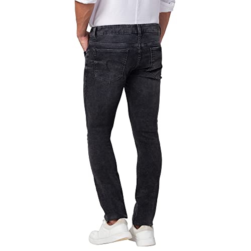 Image of Spykar Men's Slim Fit Low Rise Casual Jeans