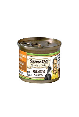 Newman'S Own Premium, Turkey And Vegetable Formula For Cats, 3-Ounce Cans (Pack Of 24)