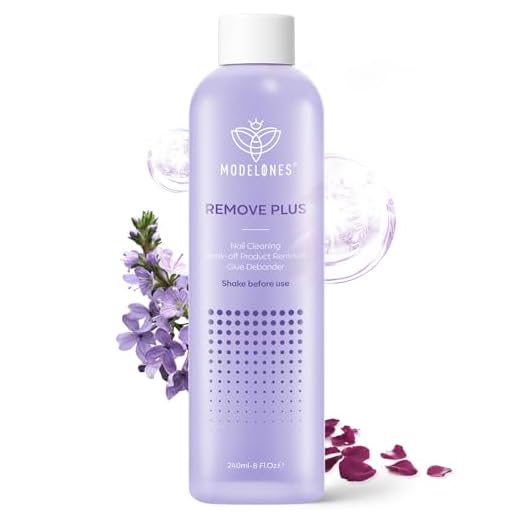 Modelones Removedor de esmalte de acetona, removedor de esmalte de gel com óleo de jojoba, remoção de imersão profissional suave para unhas, cola acrílica, molho em pó, presente para cuidados com as
