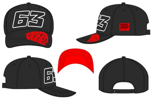 VR46 PECCO BAGNAIA cap uomo grigio