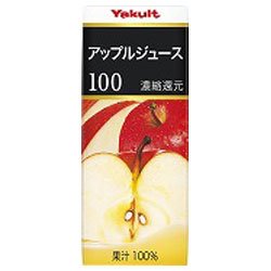 Amazon.co.jp: ヤクルト アップルジュース 200ml紙パック×24本入