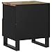Industrial Mango Wood Bedside Cabinet with Drawer and Open Shelf for Modern Bedroom Storage Multicolor, 12.2 x 15.7 x 18.1 in