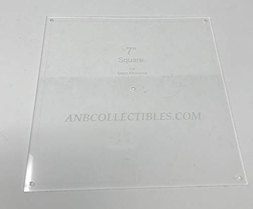 Choice of Size Acrylic Square Quilt Template (3.75