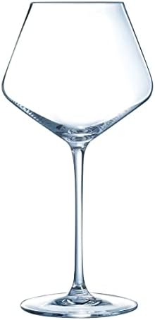 Cristal Arques Paris Verres à Pied Cristal D'Arques - Collection Macassar - 35cl - Lot De 6 - Art Déco - Hauteur 20,8cm Verres à Pied Cristal D'Arques - 14