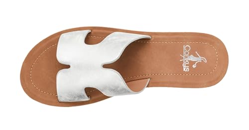 Corkys Footwear Hold Please 1-Inch Platform Sandals with Cushioned Foot-bed and Stylish 'H' Strap On Upper– Ultimate Comfort Meets Chic Design - Perfect For Everyday Wear4