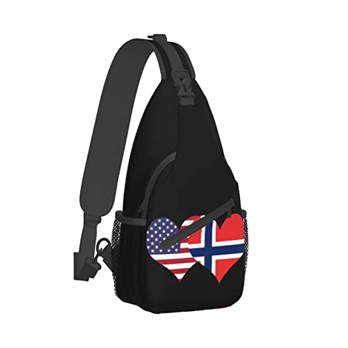 Mochila tipo bandolera unisex con banderas miniatura 3
