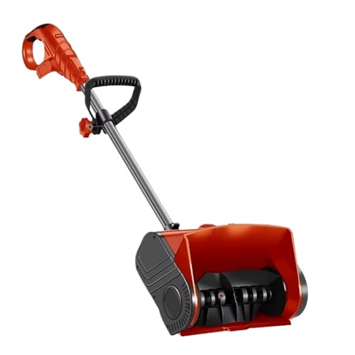 Pala Neve Elettrica Spazzaneve Elettrico A Spinta Manuale, Da 20 V, Piccolo Spalatore Di Neve For Uso Domestico, Batteria/senza Batteria Sgombero Neve Efficiente(A No Battery)