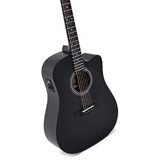 Sigma Guitars DMCE-BKB+ · Guitare acoustique - Les Beatles, Paul McCartney, John Lennon, RIngo Starr, George Harrison Sigma Guitars DMCE-BKB+ · Guitare acoustique – Image 3