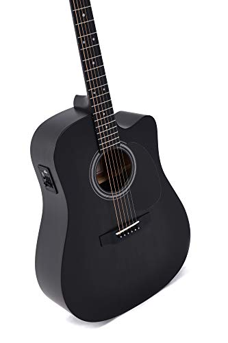 Sigma Guitars DMCE-BKB+ · Guitare acoustique - Les Beatles, Paul McCartney, John Lennon, RIngo Starr, George Harrison Sigma Guitars DMCE-BKB+ · Guitare acoustique – Image 4