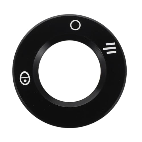 Anillo protector de llave de arranque negro compatible con moto Vespa autoadhesiva