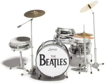 Ringo Starr Beatles Miniature Oyster Drum Set Collectible - DECORATION ONLY