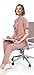 Eadflie Scrubs for Women Set - 8-Pocket V-Neck Scrub Uniform, Stretch Jogger Pants, Medical Workwear for Nurses, Pet Care (Pink/XS)