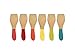 Pebbly NBA021 Set de 6 spatules à raclette-Multico, Multicolore, 13 cm