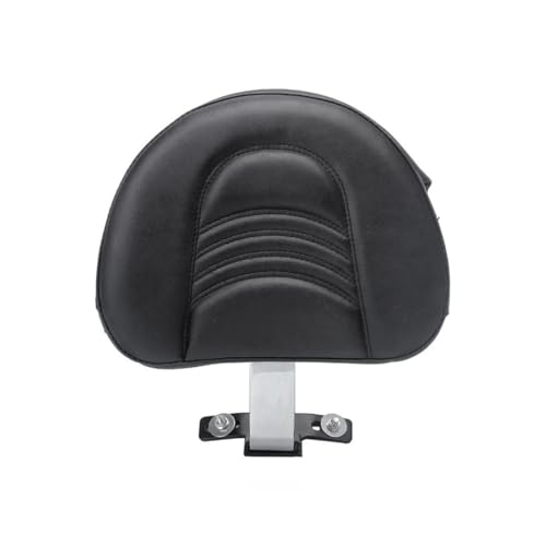 Dossier pilote cuir PU avec poche pour selle moto Heritage Softail FatBoy 07-17