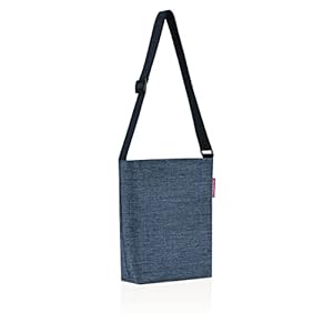reisenthel Shoulderbag S HY4027 Twist Blue Schoudertas met 4,7 l volume van hoogwaardig polyesterweefsel – waterafstotend – met schouderriem – B 29 x H 28,5 x D 7,5 cm