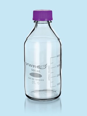 VWR 10754-840 Media/Storage Bottle Without GL 45 Screw Cap, 1.5mm Tolerance, 10L Capacity, 227mm Diameter, 410mm Height