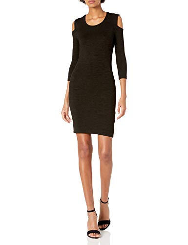 French Connection Women's Sweeter Sweater Long Sleeved Mini Dress, Black Black, 2