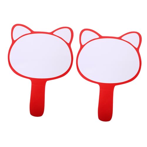2pcs tablero blanco borrable para puntuación rojo miniatura 1