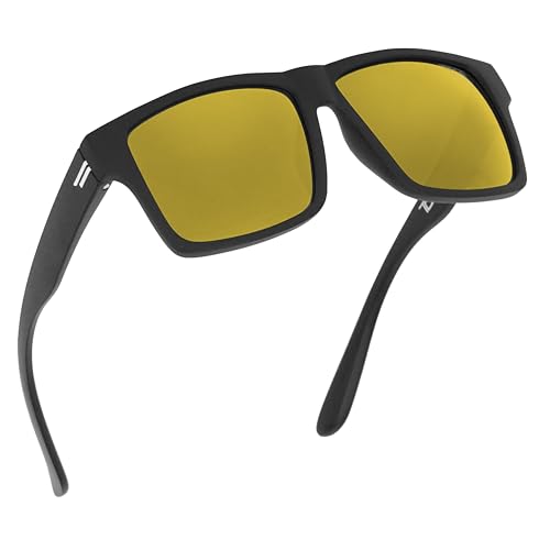 Image of TOROE Classic RANGE TR90 Frame Polarized Unbreakable Sunglasses with Hydrophobic Coated Polycarbonate AR Lenses