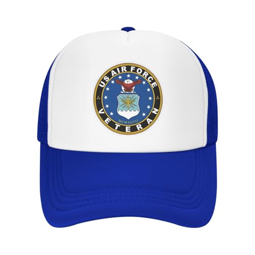 Air Force Veteran Trucker Hat Snapback Mesh Baseball Cap Unisex2