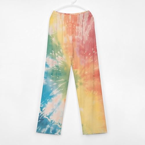 Tie Dye Colorful RainbowChildren's Casual Pajamas160CM2