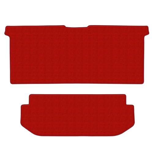 【厚さ20mm最高級マット】Aviles 新型 アルファード ヴェルファイア 40系 セカンド・サード用 ラグマット フロアマット(02:エグゼクティブラウンジ, 05:無地 レッド)