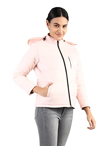 Image of CHKOKKO Women's Winter Quilted Jacket BabyPeach M