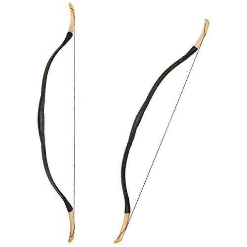 SinoArt Turkish Short Bow Horsebow Traditional Longbow 30-50Lbs (35lbs)