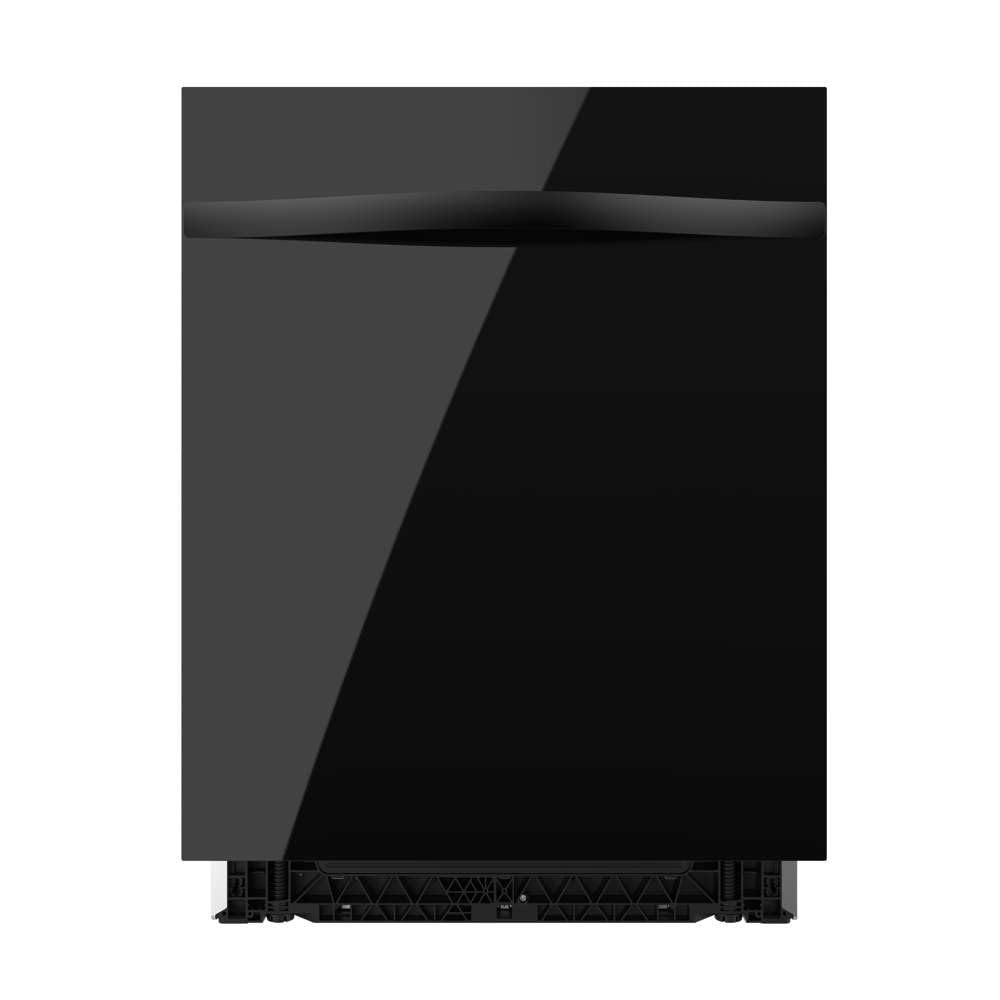 Cecotec Einbaugeschirrspüler 60 cm Bolero Aguazero 6620 Full-BI Black Glass C, 1850W, 15 Gedecke, 8 Programme, Inverter-Motor, FullColor Bildschirm, Smart Wash, Turbo Dry+, AutoClean