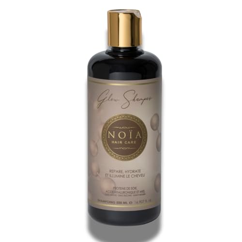 Champú proteína de seda, ácido hialurónico y miel – Gama Glow – NOITA HAIR – 500 ml
