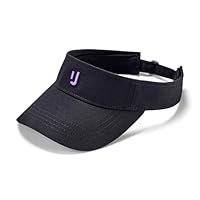 Johnny Urban Visor Cap Damen und Herren Schwarz - Terry - Sonnenschutz fürs Gesicht - Verstellbare Visier Kopfbedeckung aus Baumwolle - Sommer, Festival, Urlaub