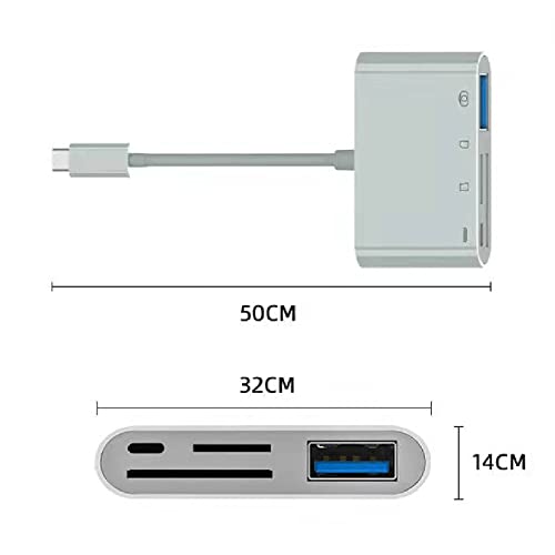 Puseky Lettore di schede multifunzione 4-in-1