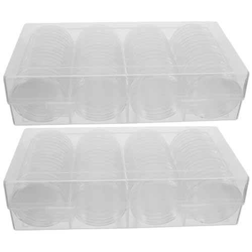 Capsules en plastique de 41 mm pour étui porte-pièces de monnaie de collection