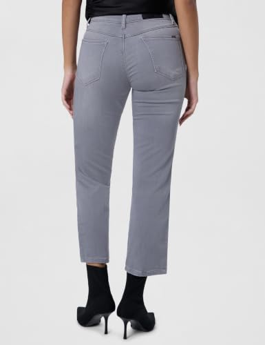 Image of KRAUS JEANS Women's Flared Fit Mid-Rise Crop Length Jeans (WFC-140)