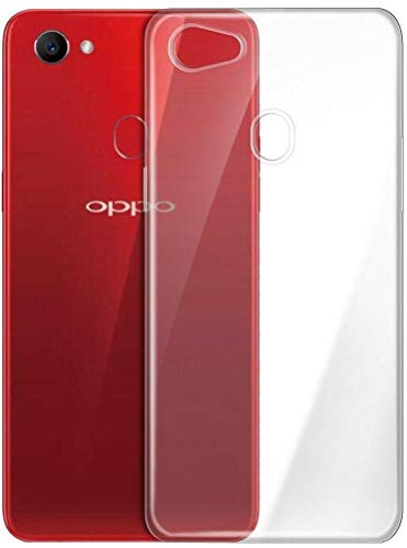 Image of Case Creation Brand - Mobile Cover for Oppo F7 (Soft & Flexible Back Case), Transparent