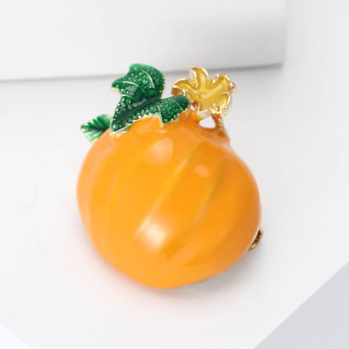 Image of Enamel Fruit Brooch for Women Rhinestones Fruit Lapel Pin Elegant Fruit Brooches Jewelry Gift, Perfect for Dresses Hat Bag