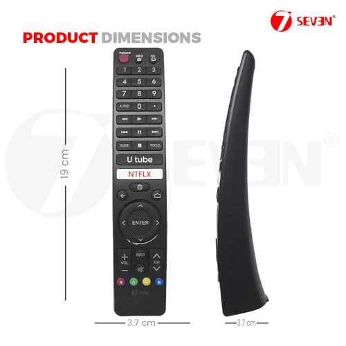 Image of 7SEVEN Compatible for Sharp Tv Remote Original Suitable for Smart Android 4K LED Television Remote Control for Sharp Smart tv