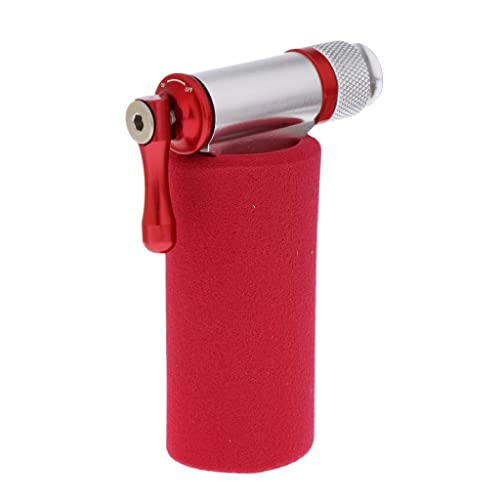 harayaa Co2 Tire Inflator Pump Head with Insulated Sleeve Compact Tool Inflator Kit Quick Presta Use