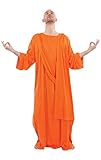 Orion Costumes Orange Buddhist Monk Adult Costume Robe