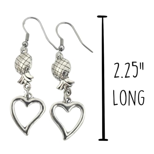 Upside Down Pineapple Jewelry, Upside Down Pineapple Earrings, Upsidedown Silver Earring for Couples, Valentines Day, Christmas for Wife3