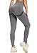 STARBILD Leggins Sportivi da Donna Pantaloni Seamless Push Up Sexy Booty Scrunch Vita Alta Elastico Leggings da Allenamento Calzamaglie per Yoga Palestra Fitness, A-Grigio S