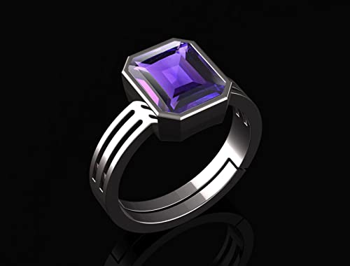 Bague améthyste ajustable fini les erreurs de taille de doigt
