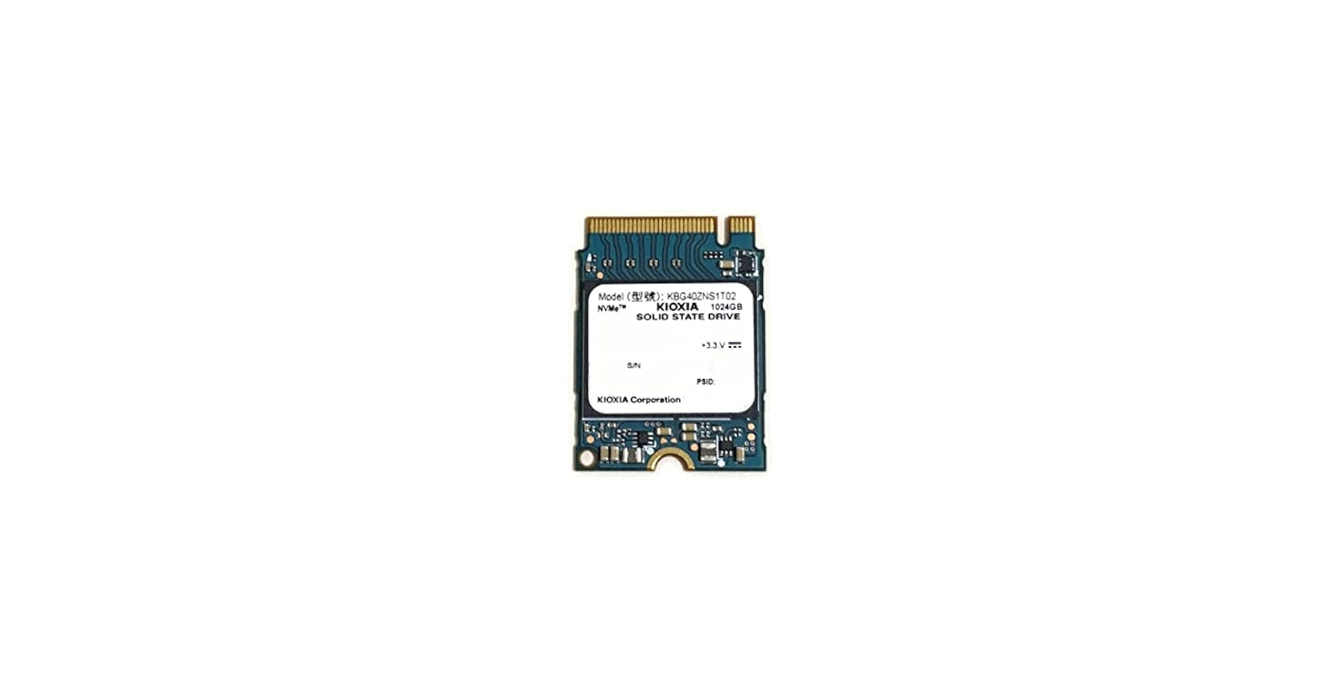 キオクシア BG4 1TB 2230 SSD PCIe NVMe Gen3x4 Kioxia SSD 1TB BG4 M.2 2230 30mm KBG40ZNS1T02 NVMe PCIe Gen3
