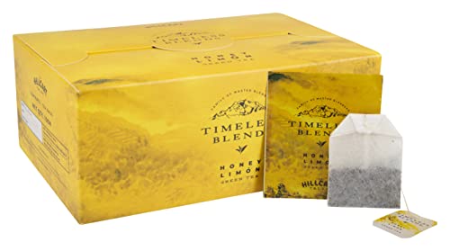 Image of Timeless Blends by The Hillcart Tales Honey Lemon Green Tea Bags 100 Pieces, Premium Green Tea Leaves With Organic Detox Flavoured, Rich Honey & Raw Lemon, Refreshing, Antioxidants, 200 gms