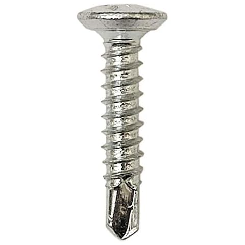Gardinia 3.9mm x 19mm UPVC Screws in Silver Cover