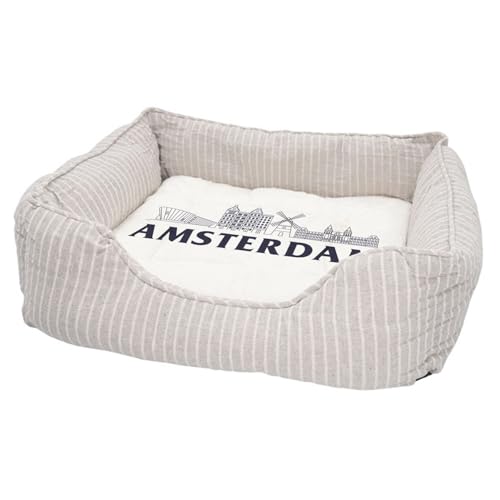 Lit confortable avec coussin déhoussable pour chien et chat