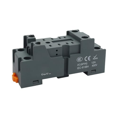 Base de relais 08A-E support femelle 8 broches pour connecteur électrique
