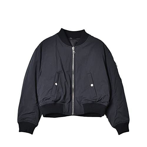 [タトラス] アウター ヤヴァ レディース YAVA LTAT21A4857-D ジャケット MA-1 ショート丈 1 01.ブラック [並行輸入品]