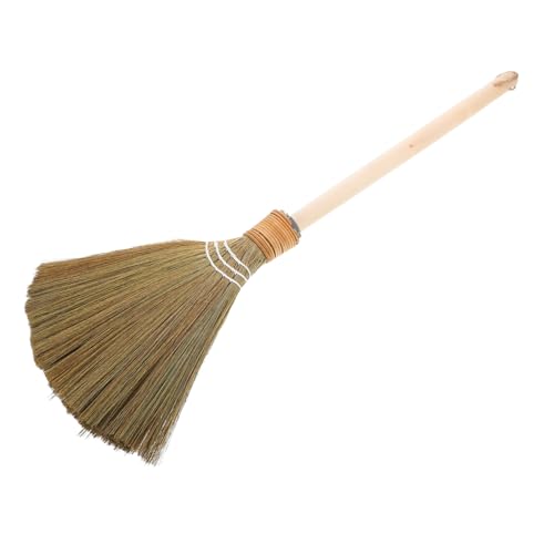 ABOOFAN Spazzola Di Paglia Manico in Piccola Scopa Frusta Per Pulizia Della Scrivania e Atrio Setole Morbide Per Raccogliere Polvere e Sporco Senza Graffiare i Pavimenti