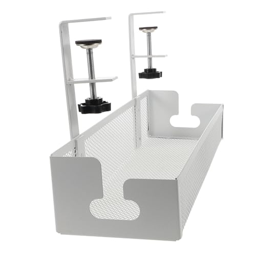 Organiseur de câbles sous bureau métal Ipetboom pour gestion et rangement des fils